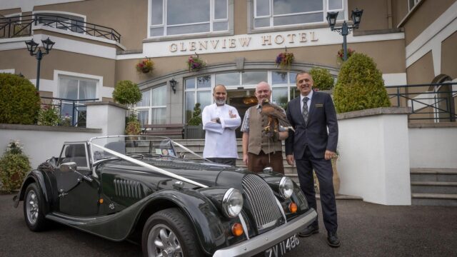 Car-and-team-with-falcon&ndash;external